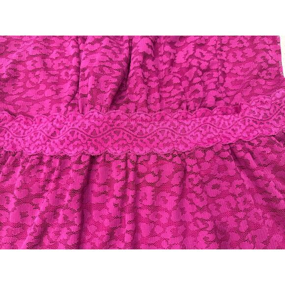 NWT Torrid Bright Pink Double Layer Cami Lace Inset Plus Size 2 (US 2X) Romantic - Picture 8 of 8